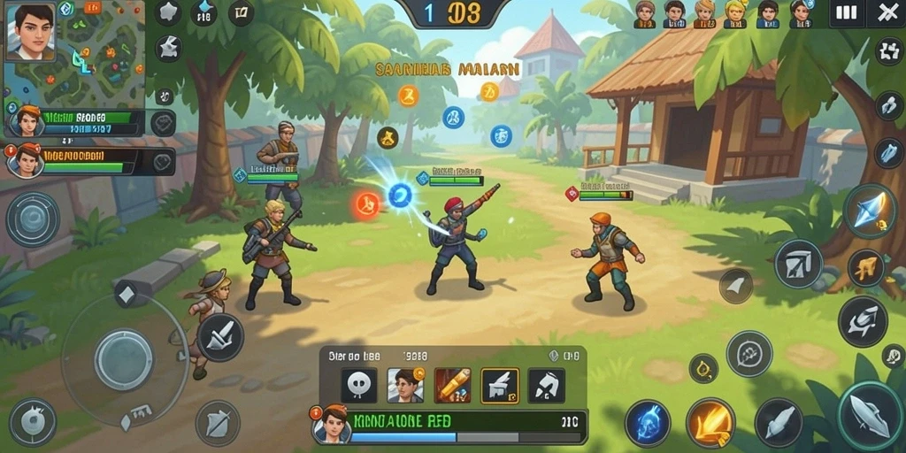 Visualisasi level baru yang penuh warna dan menarik.
